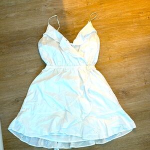 White eyelit sundress